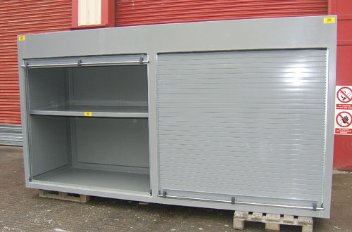 Offshore helideck cabinet.
