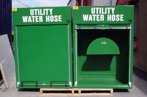 Utility line storage.