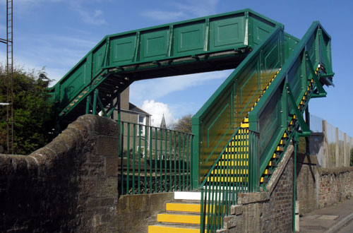 Refurbishment of a bridge.