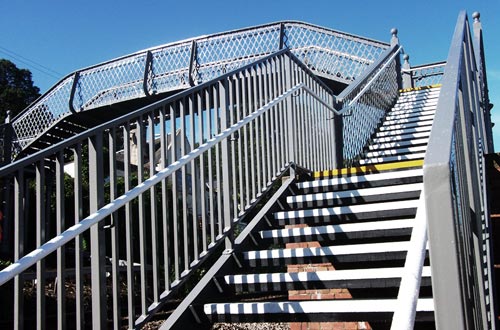 Composite stair treads.